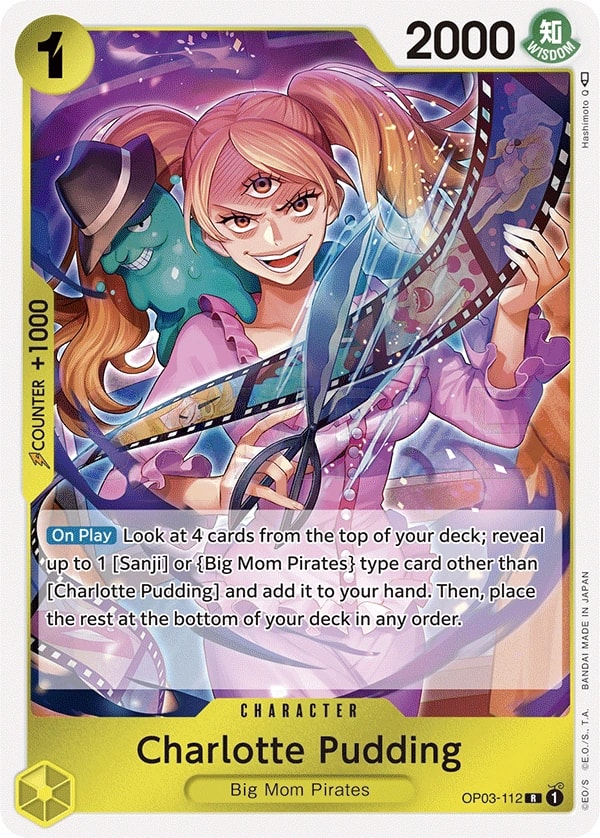 Charlotte Pudding (OP03-112) — Rare One Piece card