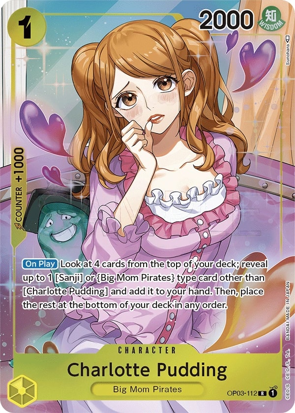 Charlotte Pudding (112) (Alternate Art) One Piece card