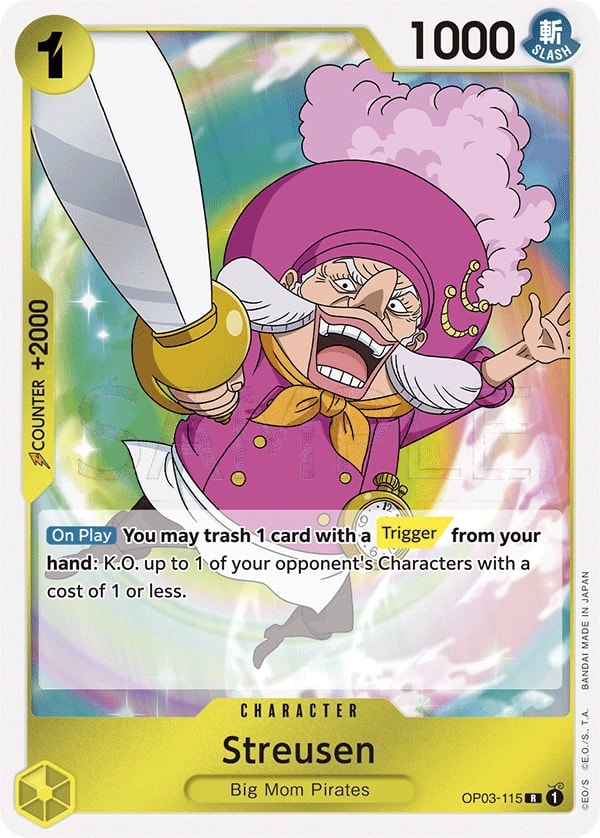 Streusen (OP03-115) — Rare One Piece card