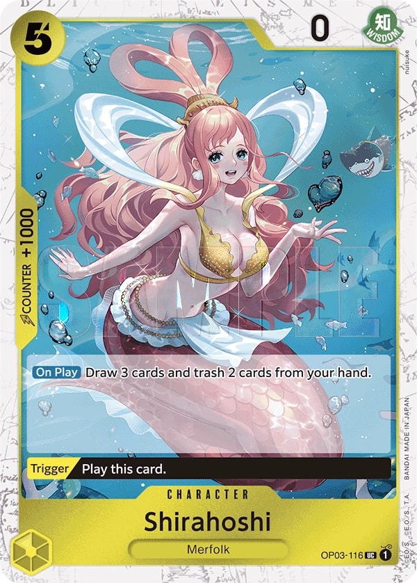 Shirahoshi (116) (OP03-116) One Piece card