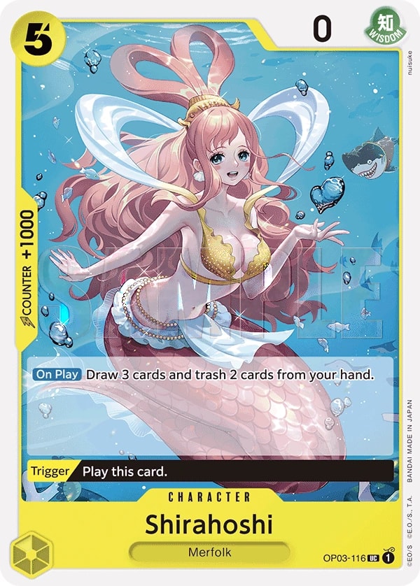 Shirahoshi (116) (OP03-116) One Piece card