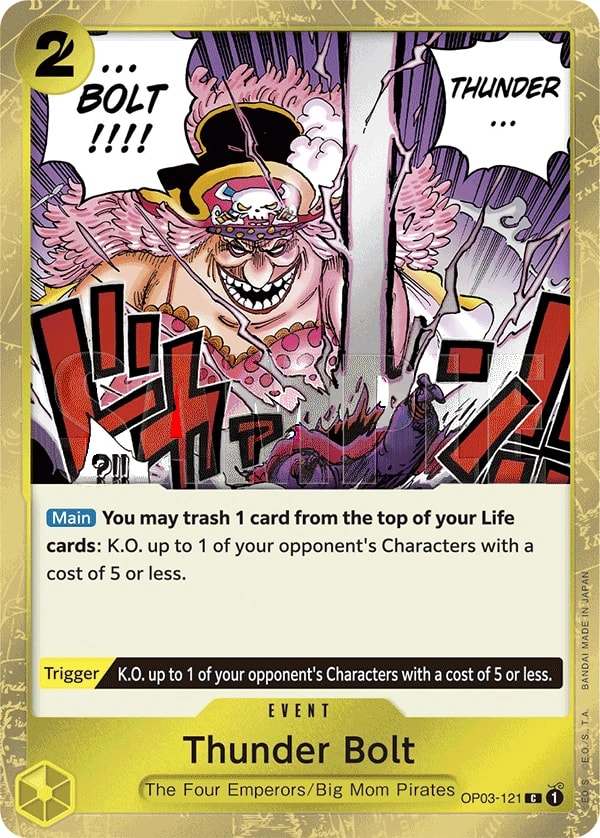 Thunder Bolt (121) (Jolly Roger Foil) One Piece card