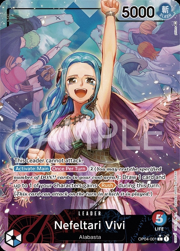 Nefeltari Vivi (001) (Alternate Art) One Piece card