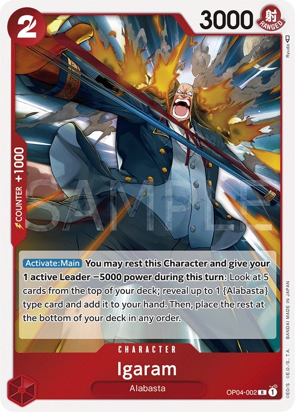 Igaram (OP04-002) — Rare One Piece card