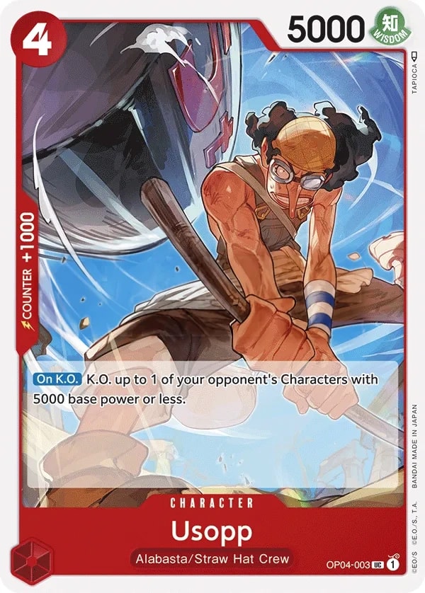 Usopp (OP04-003) — Uncommon One Piece card