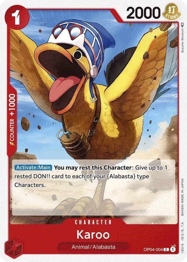Karoo (OP04-004) — Common One Piece card