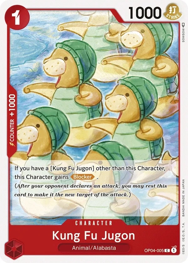Kung Fu Jugon (OP04-005) — Common One Piece card
