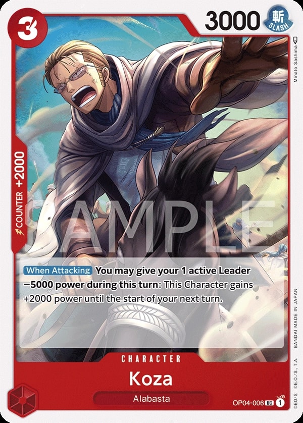 Koza (OP04-006) — Uncommon One Piece card