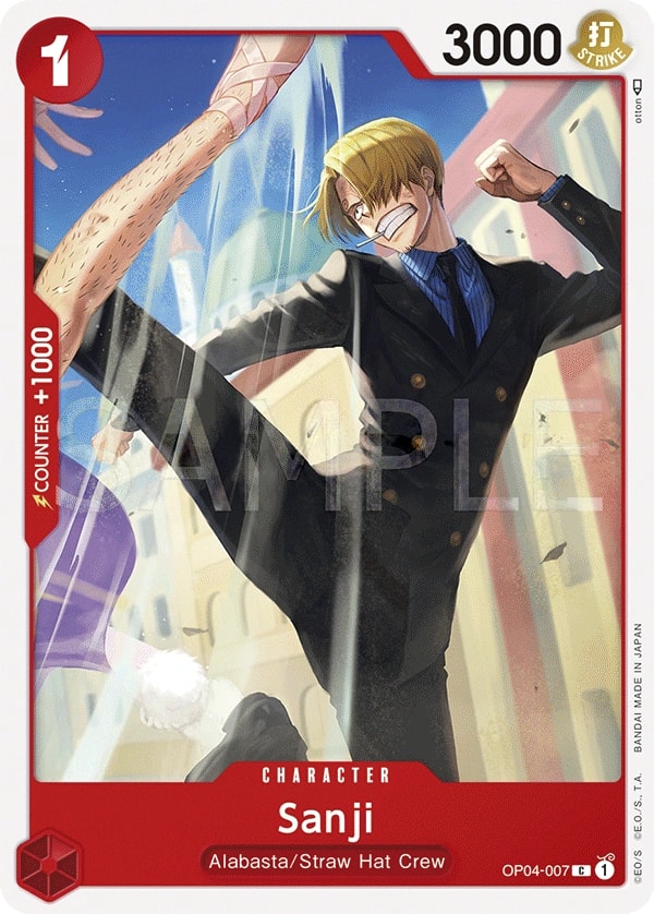 Sanji (OP04-007) — Common One Piece card