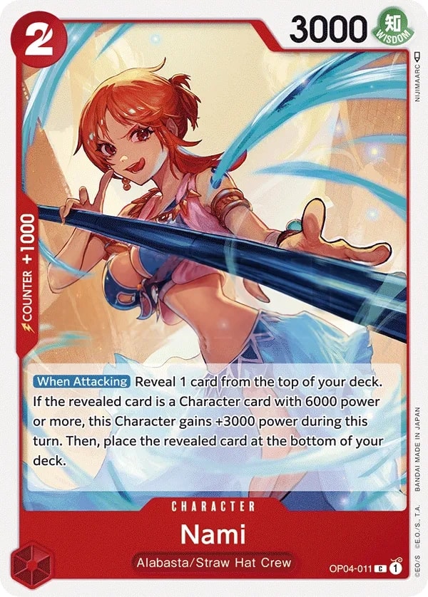 Nami (OP04-011) — Common One Piece card