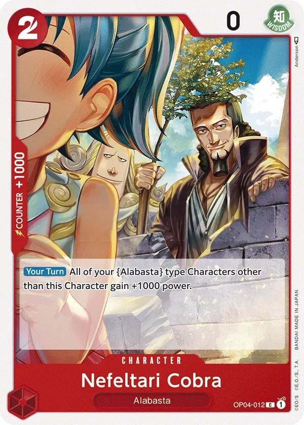 Nefeltari Cobra (OP04-012) — Common One Piece card