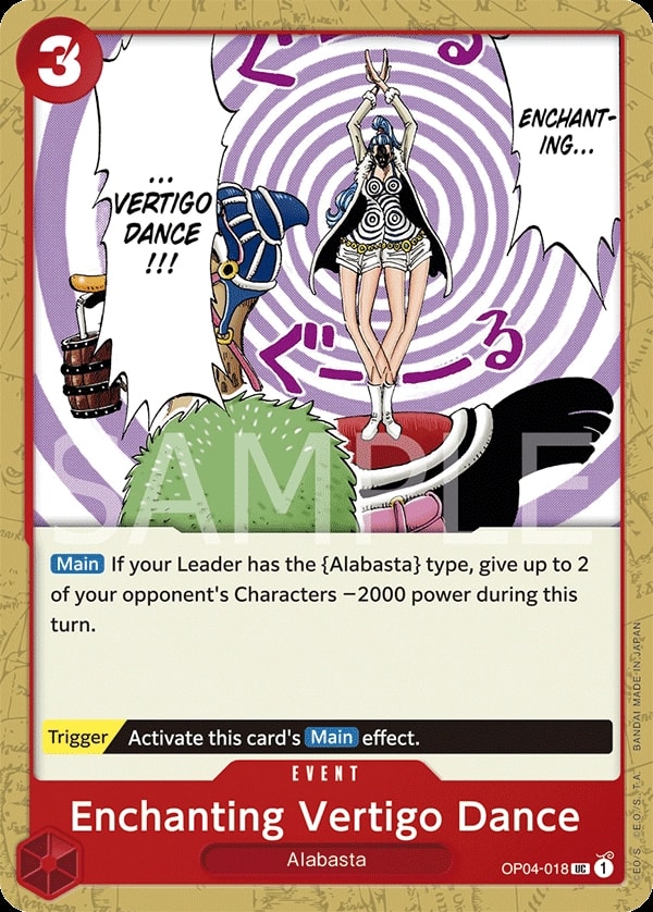 Enchanting Vertigo Dance (OP04-018) — Uncommon One Piece card