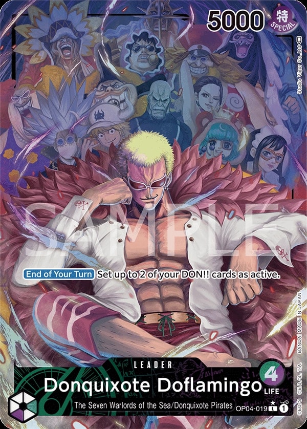 Donquixote Doflamingo (019) (Alternate Art) One Piece card