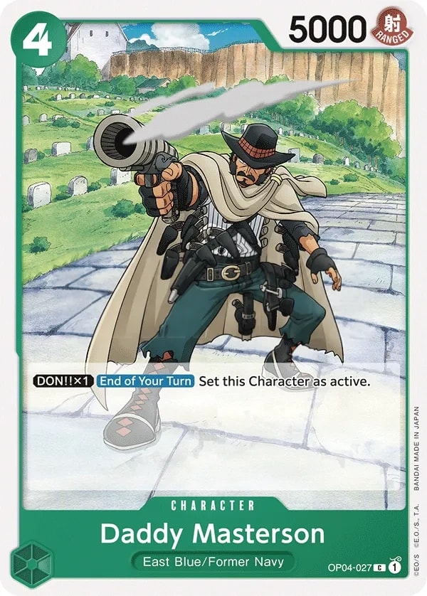 Daddy Masterson (OP04-027) — Common One Piece card