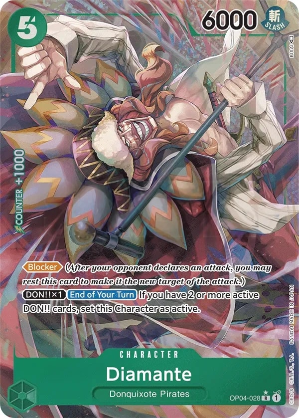 Diamante (028) (Alternate Art) One Piece card