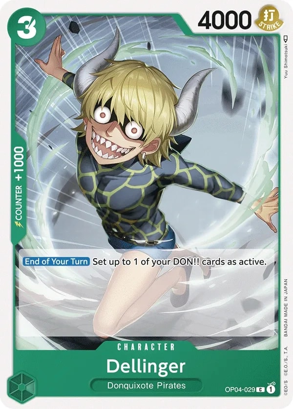 Dellinger (OP04-029) — Common One Piece card