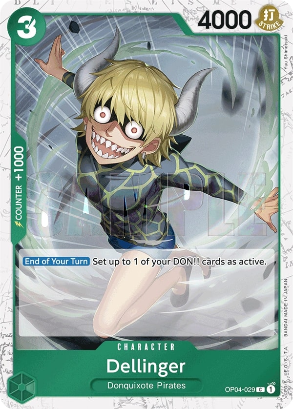 Dellinger (029) (Jolly Roger Foil) One Piece card