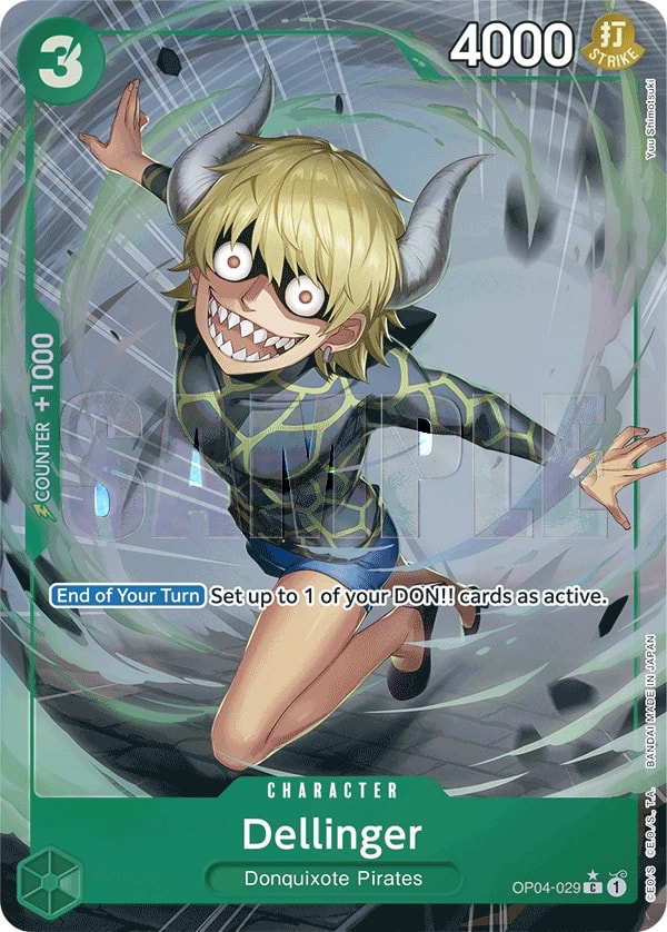 Dellinger (029) (Full Art) One Piece card