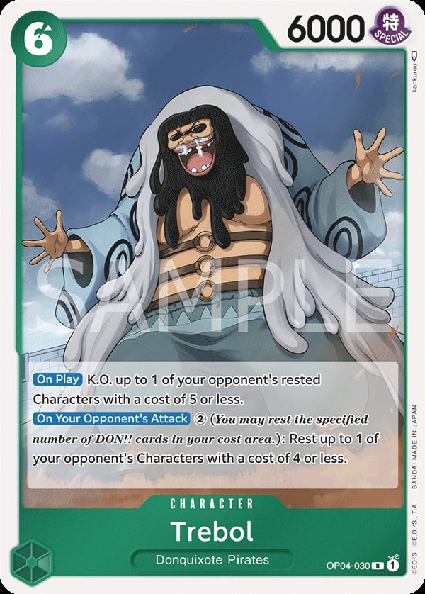 Trebol (OP04-030) — Rare One Piece card