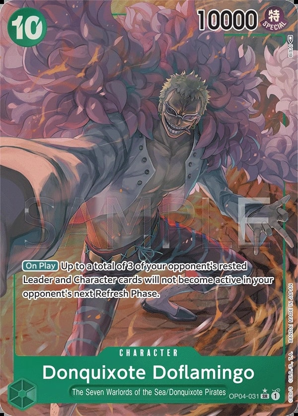 Donquixote Doflamingo (031) (Alternate Art) One Piece card