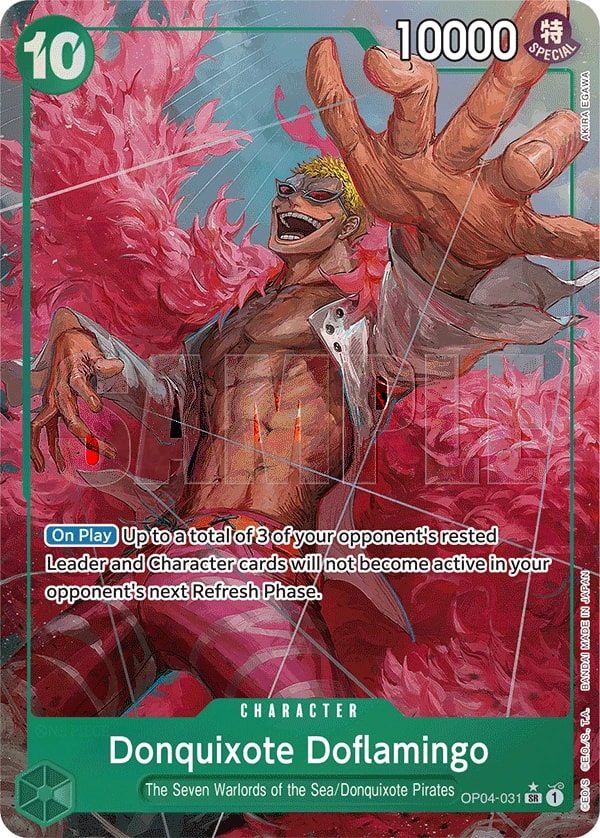 Donquixote Doflamingo (031) (Alternate Art) One Piece card
