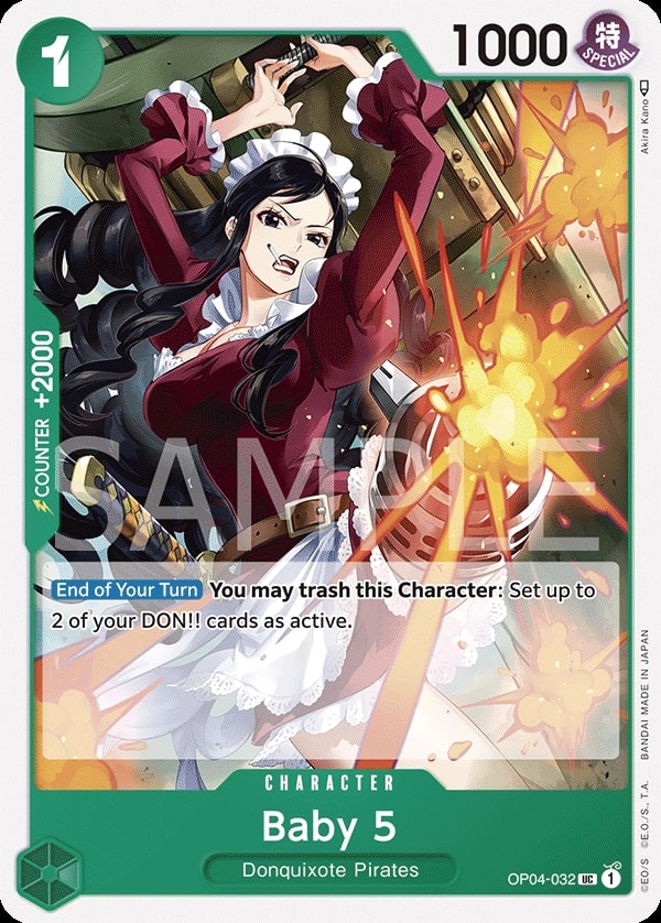 Baby 5 (OP04-032) — Uncommon One Piece card