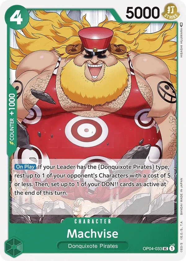 Machvise (OP04-033) — Uncommon One Piece card