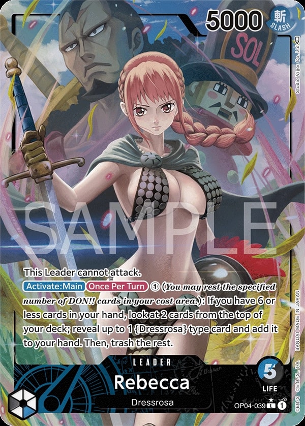 Rebecca (039) (Alternate Art) One Piece card