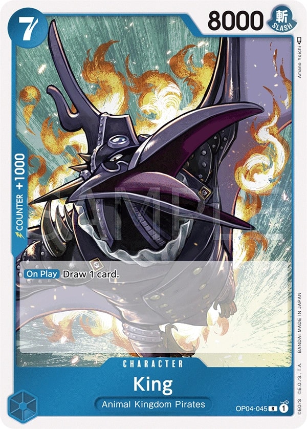 King (OP04-045) — Rare One Piece card