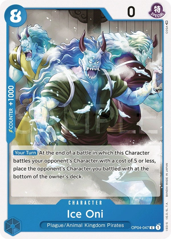 Ice Oni (OP04-047) — Common One Piece card