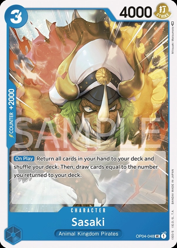 Sasaki (OP04-048) — Uncommon One Piece card