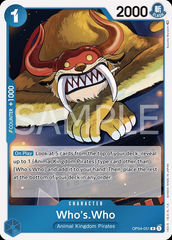 Who's.Who (OP04-051) — Rare One Piece card