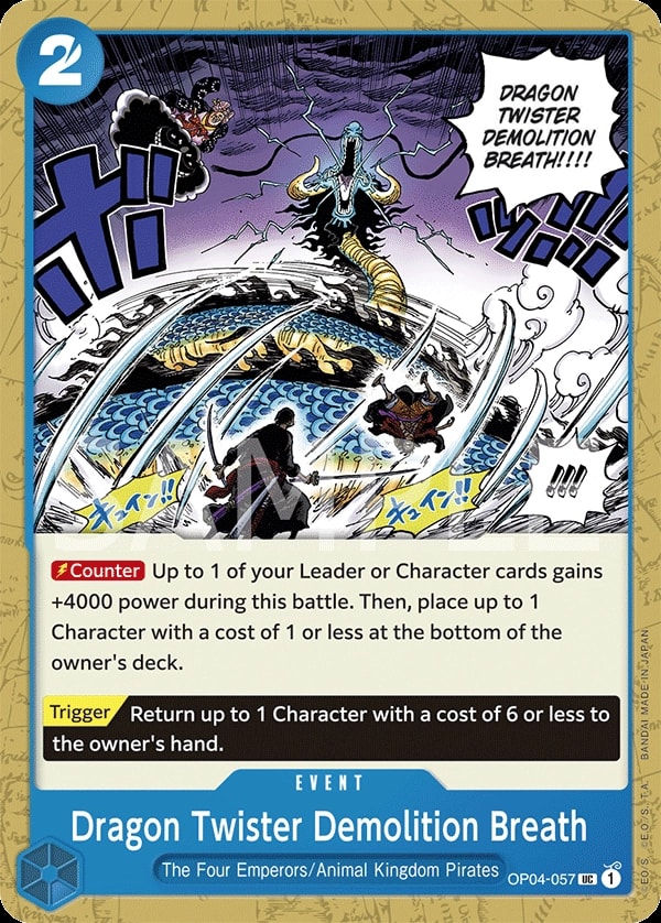 Dragon Twister Demolition Breath (OP04-057) — Uncommon One Piece card