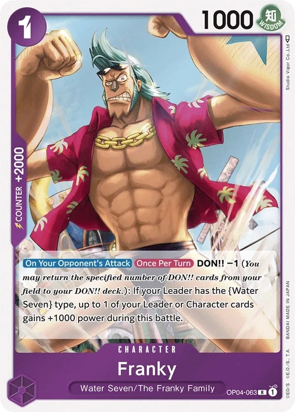 Franky (OP04-063) — Rare One Piece card