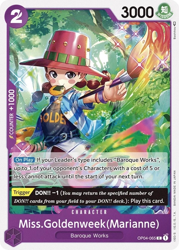 Miss.Goldenweek (OP04-065) — Common One Piece card