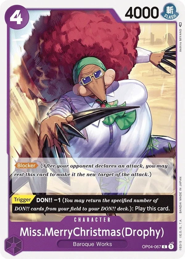 Miss.MerryChristmas (OP04-067) — Common One Piece card