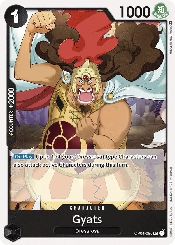 Gyats (OP04-080) — Uncommon One Piece card
