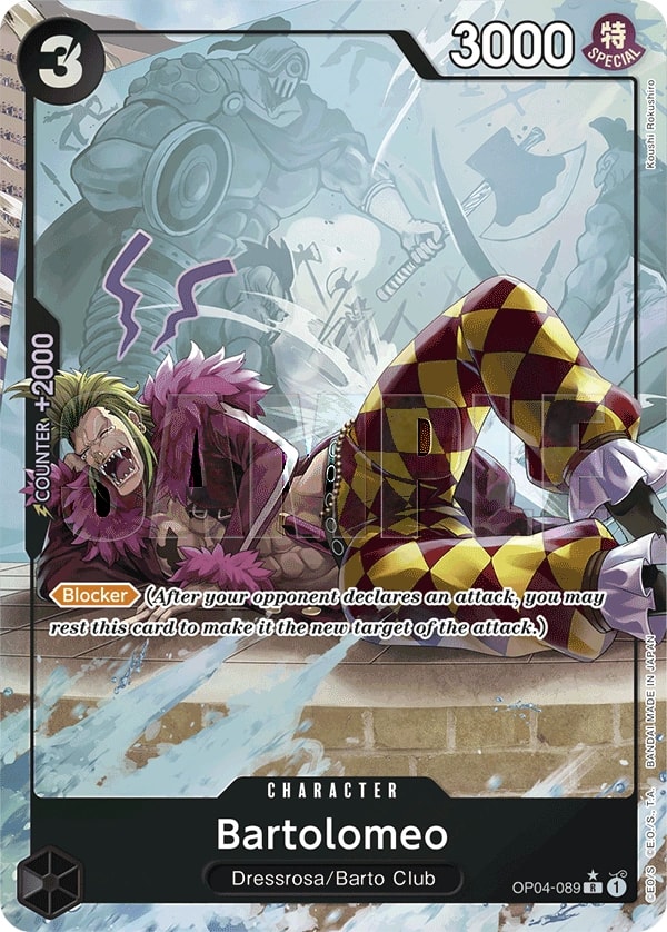 Bartolomeo (089) (OP04-089) One Piece card