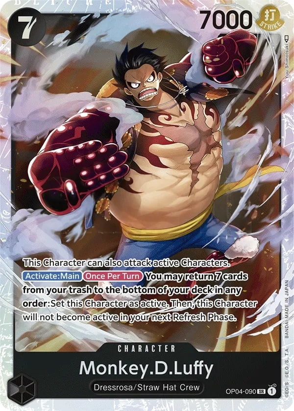Monkey.D.Luffy OP04-090 One Piece card