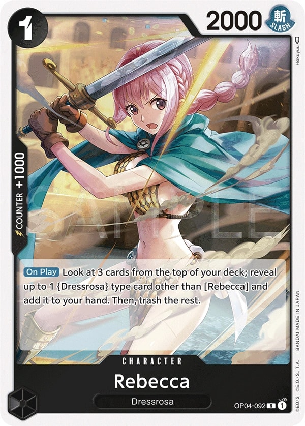 Rebecca (OP04-092) — Rare One Piece card