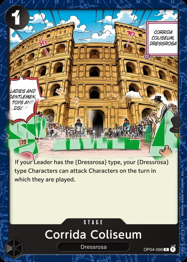 Corrida Coliseum (096) (Reprint) One Piece card