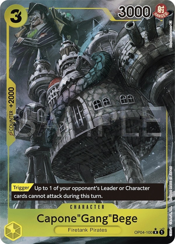 Capone"Gang"Bege (100) (Alternate Art) One Piece card