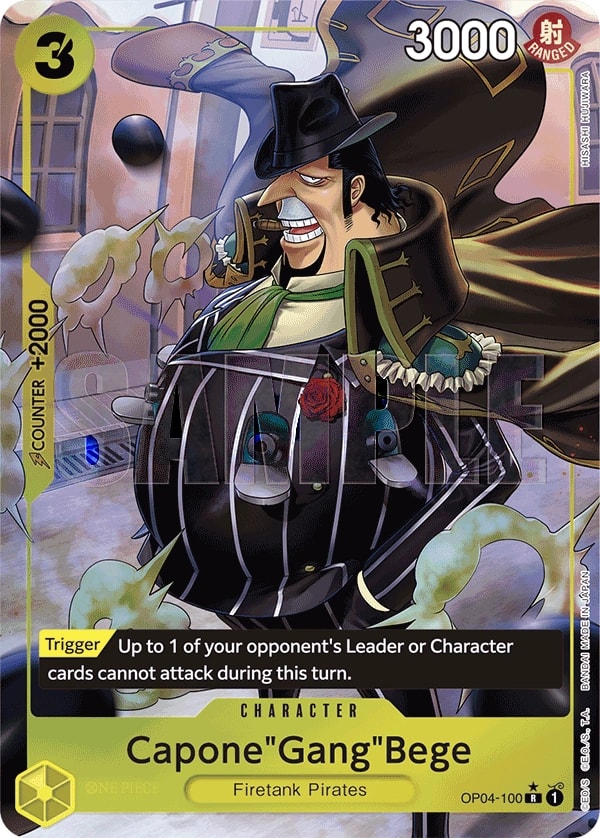 Capone"Gang"Bege (100) (OP04-100) One Piece card