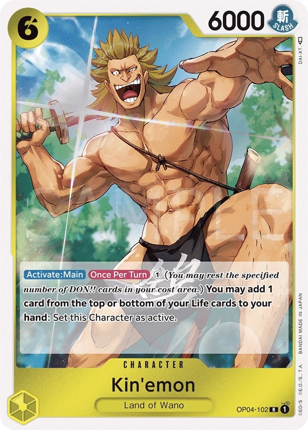 Kin'emon (OP04-102) — Rare One Piece card
