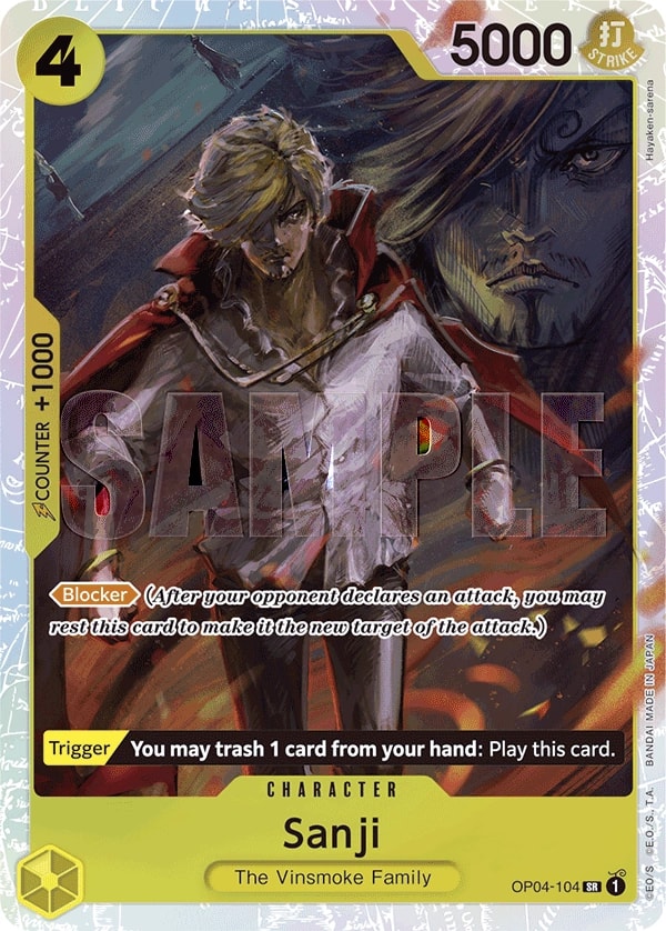 Sanji (104) (Reprint) One Piece card