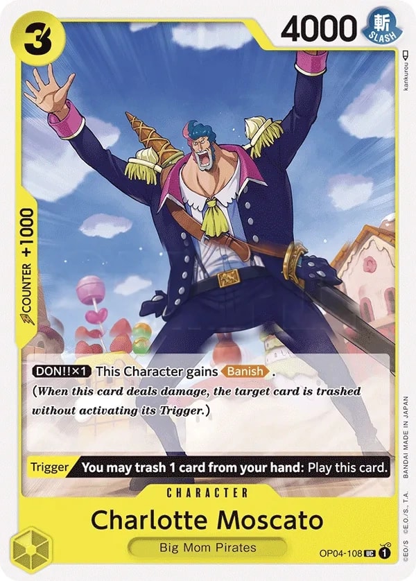 Charlotte Moscato (OP04-108) — Uncommon One Piece card
