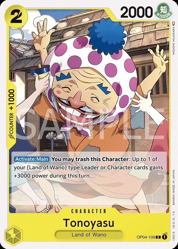 Tonoyasu (OP04-109) — Common One Piece card