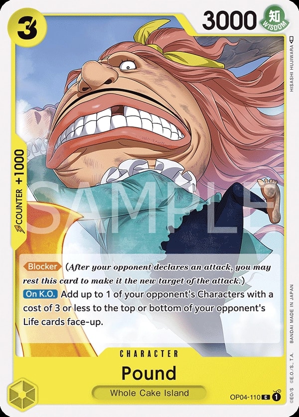 Pound (OP04-110) — Common One Piece card