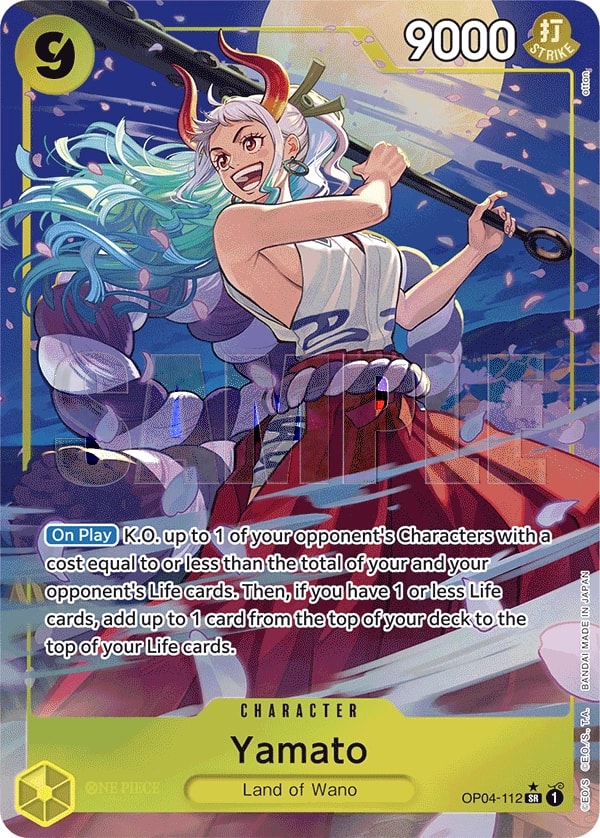 Yamato (112) (OP04-112) One Piece card
