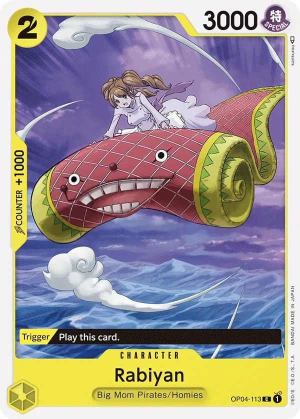 Rabiyan (OP04-113) — Common One Piece card